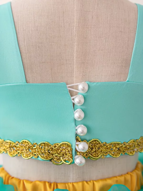 Robe de princesse bébé en tulle pailleté – tenue Halloween festive fille