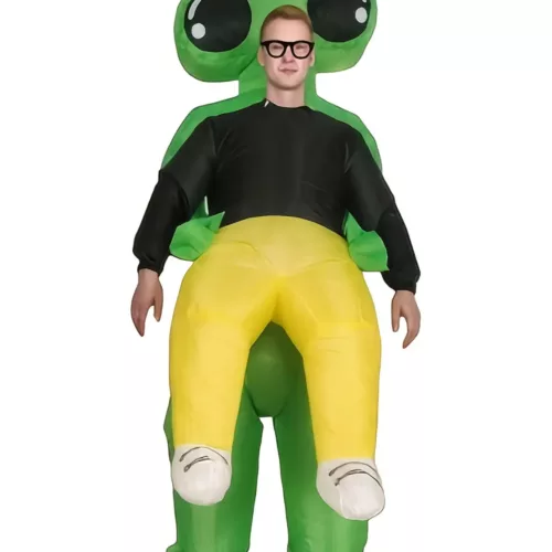 Déguisement gonflable alien porté adulte – costume original pour soirée ou Halloween