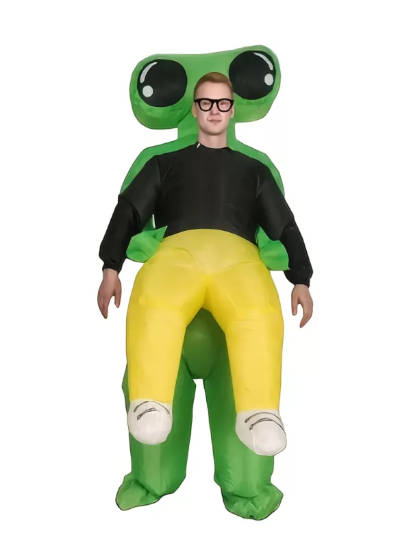 Déguisement gonflable alien porté adulte – costume original pour soirée ou Halloween