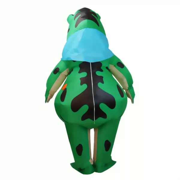 Costume gonflable grenouille adulte – déguisement amusant pour fête ou carnaval