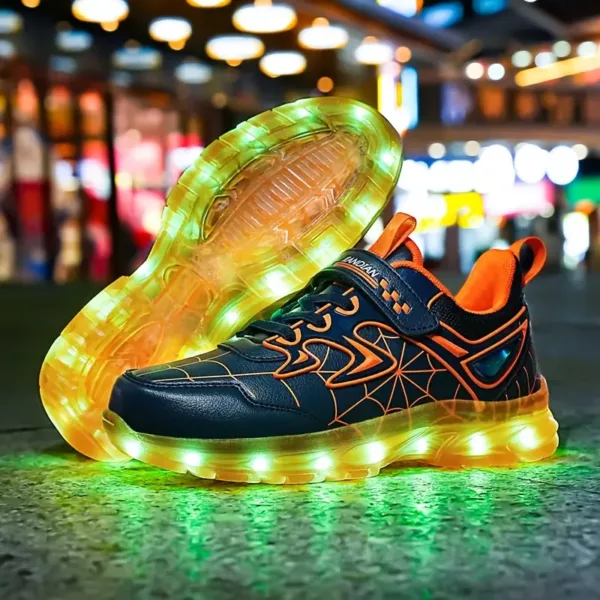 Baskets LED rechargeables USB – chaussures lumineuses unisexe pour sport et loisirs