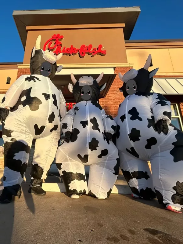 Déguisement vache gonflable pour adolescent – costume original et fun