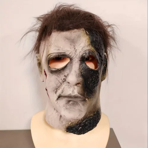 Masque d'horreur réaliste Michael Myers – visage ensanglanté effrayant