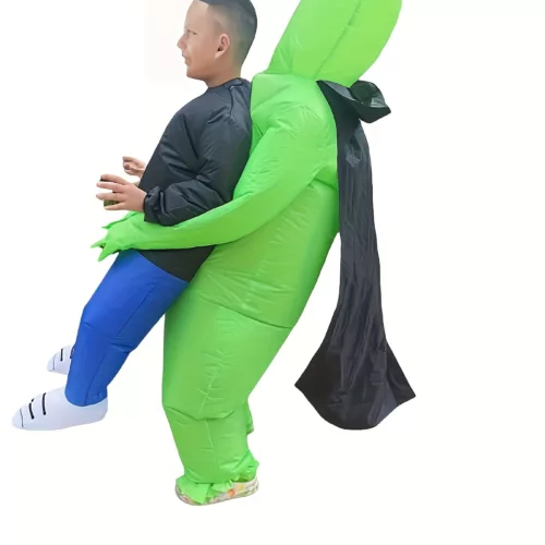 Déguisement gonflable alien enfant – costume original pour carnaval et fête