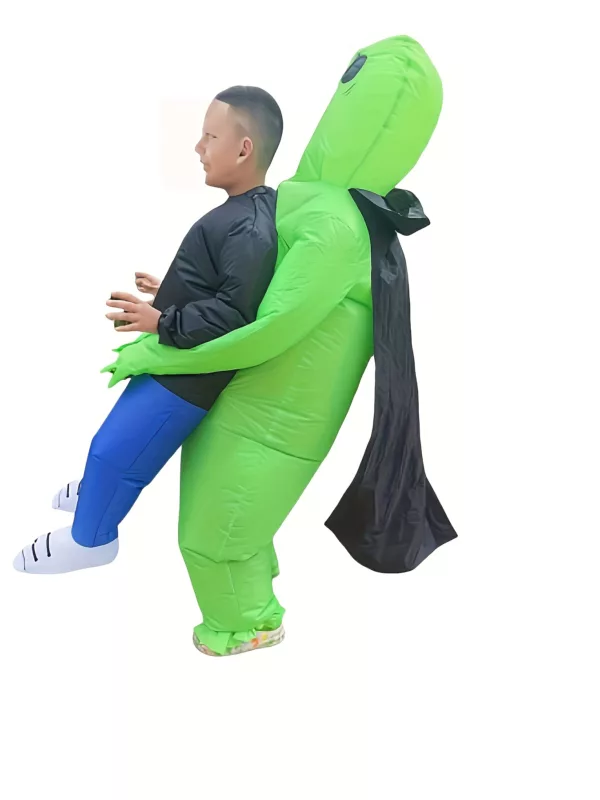 Déguisement gonflable alien enfant – costume original pour carnaval et fête