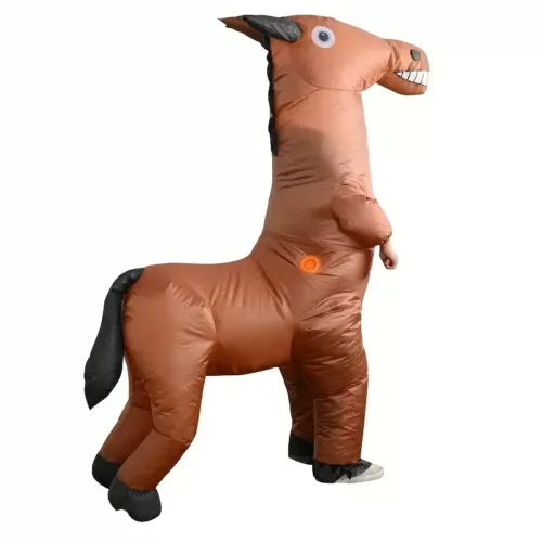 Costume gonflable adulte avec souffleur intégré – idéal fêtes et carnavals