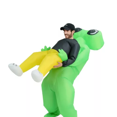 Costume gonflable extraterrestre adulte – idéal Halloween et fêtes costumées