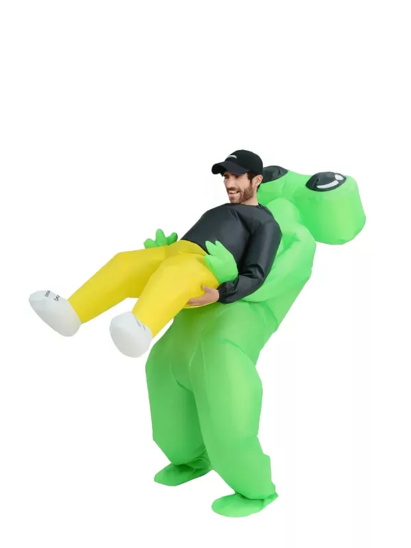 Costume gonflable extraterrestre adulte – idéal Halloween et fêtes costumées