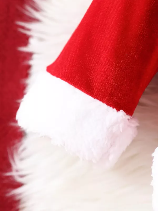 Déguisement Père Noël 3 pièces – costume complet bonnet veste ceinture