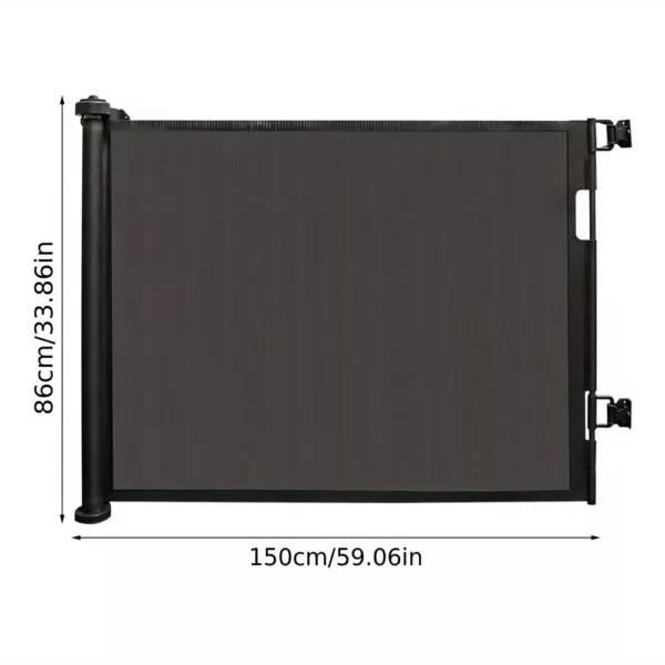 Barrière de sécurité rétractable pour enfant – montage mural facile