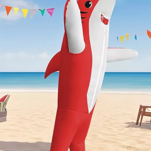 Costume requin gonflable adulte – déguisement original pour soirées et événements