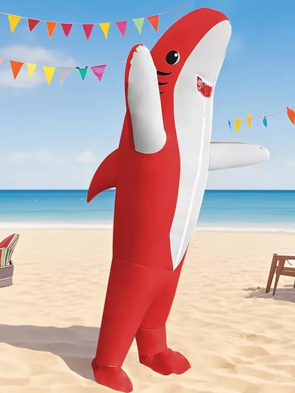 Costume requin gonflable adulte – déguisement original pour soirées et événements