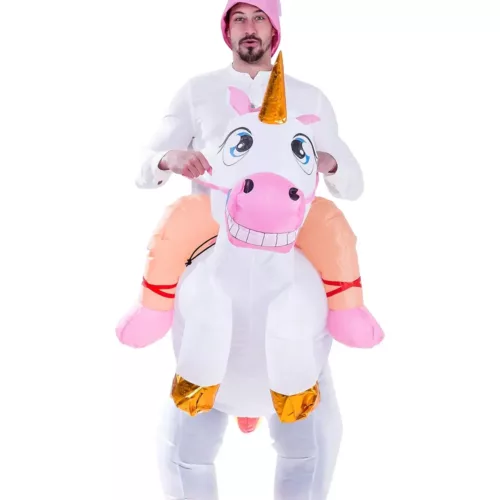 Costume gonflable licorne adulte – déguisement original pour soirée ou carnaval