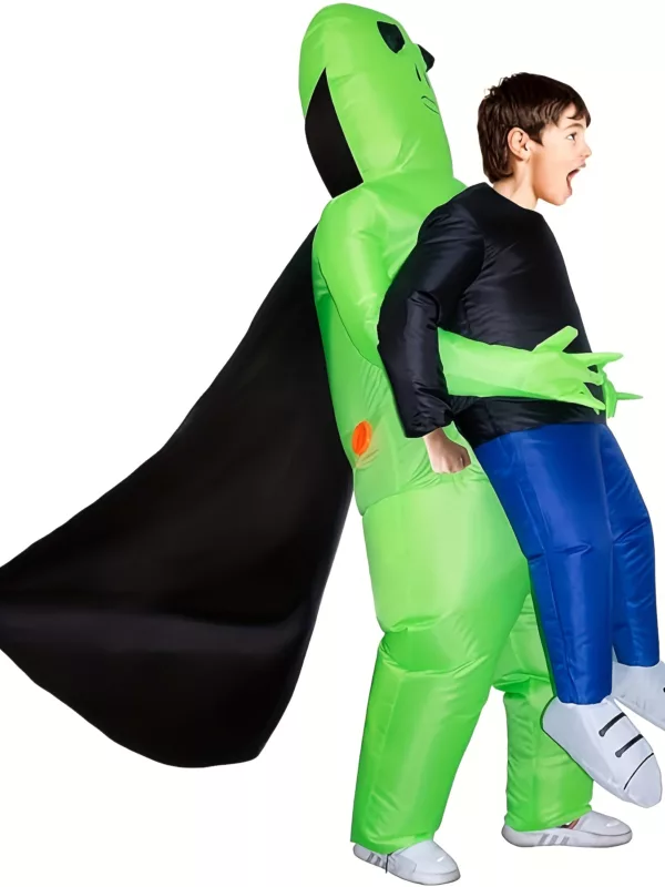 Déguisement gonflable alien enfant – costume original pour carnaval et fête