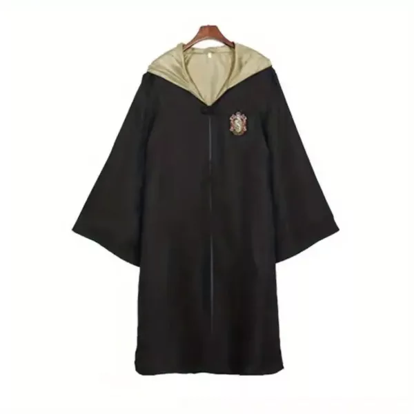 Cape Harry Potter adulte avec capuche – Insignes maisons officielles – Costume cosplay