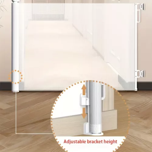 Barrière de sécurité extensible sans perçage – pour bébé et animaux, usage intérieur