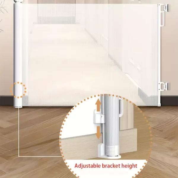 Barrière de sécurité extensible sans perçage – pour bébé et animaux, usage intérieur