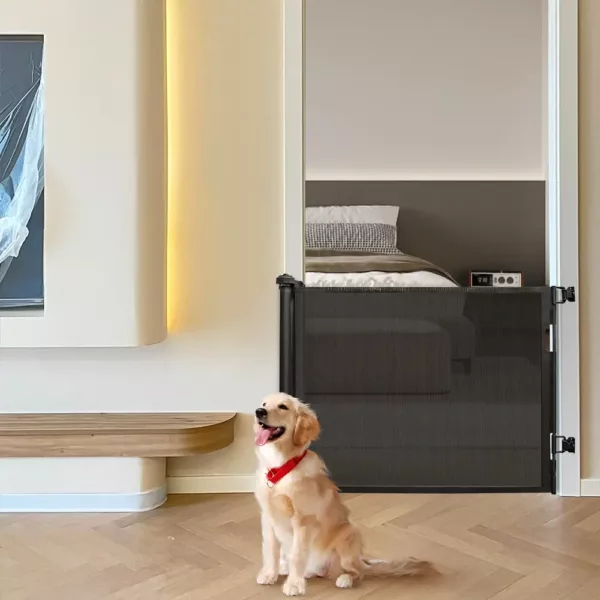 Barrière de sécurité extensible pour enfant et chien – usage intérieur/extérieur