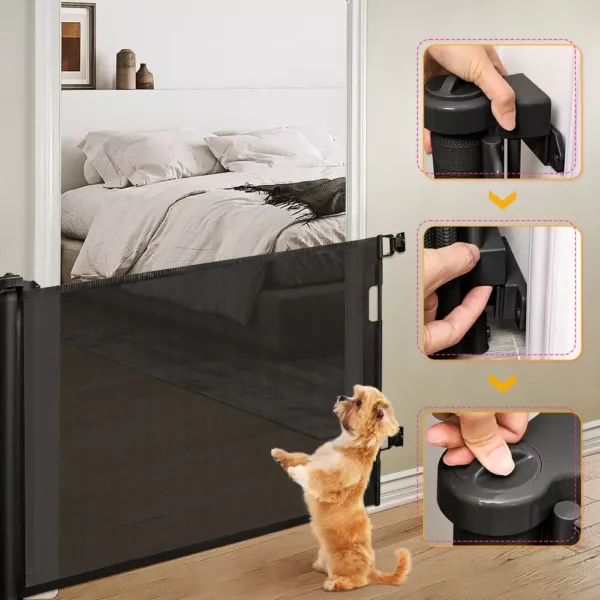 Barrière de sécurité extensible pour enfant et chien – usage intérieur/extérieur