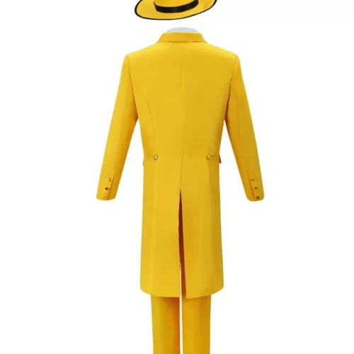 Costume homme style années 90 – ensemble déguisement jaune 5 pièces Halloween