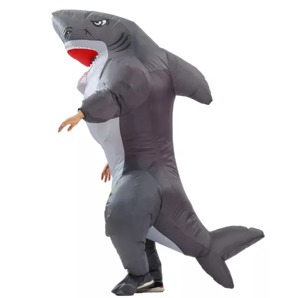 Costume requin gonflable adulte avec ventilateur – déguisement intégral festif