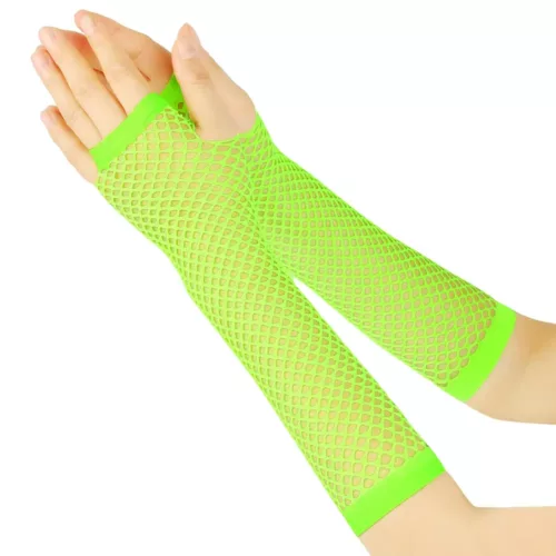 Déguisement rétro 80s homme femme – ensemble 6 pièces avec accessoires fluo