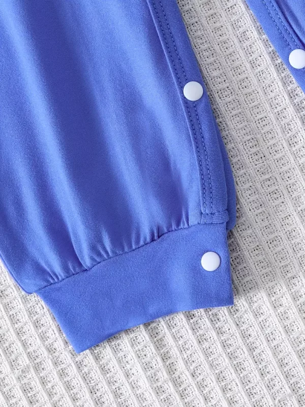 Barboteuse bébé Stitch Disney en polaire douce – pyjama chaud zippé