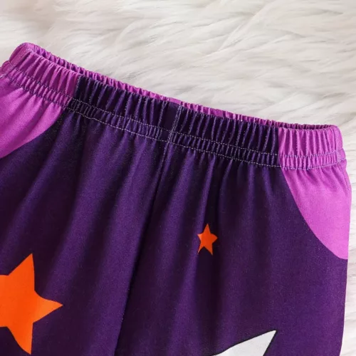 Ensemble garçon Halloween – sweat à motif citrouille et pantalon assorti