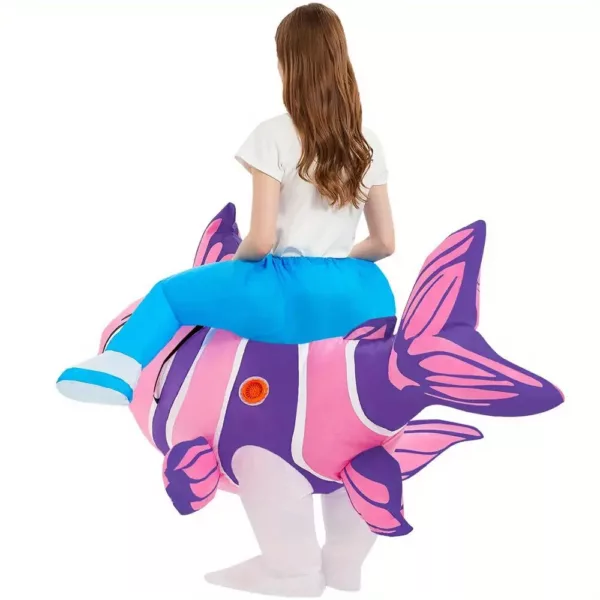 Déguisement poisson gonflable femme – costume original carnaval ou soirée à thème