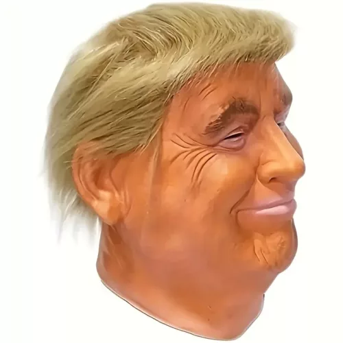 Masque en latex réaliste intégral – accessoire effrayant pour cosplay ou Halloween