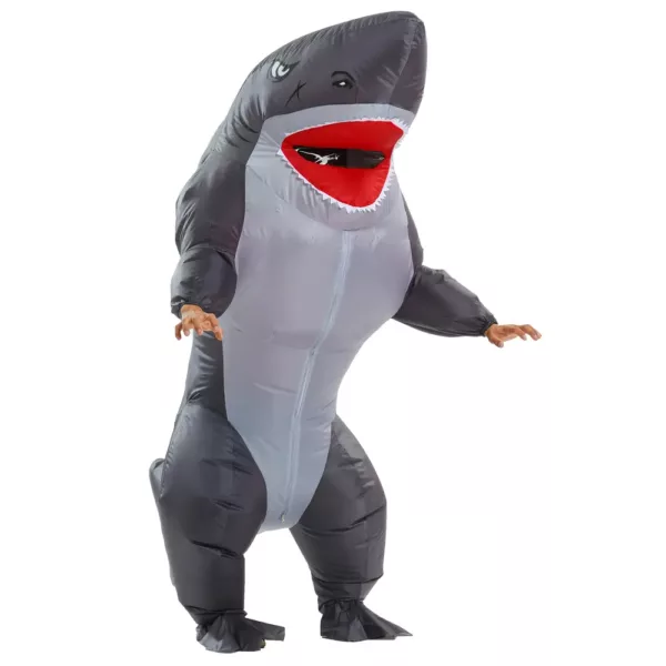 Costume requin gonflable adulte avec ventilateur – déguisement intégral festif
