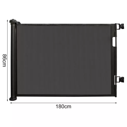 Barrière de sécurité extensible pour enfant et chien – usage intérieur/extérieur