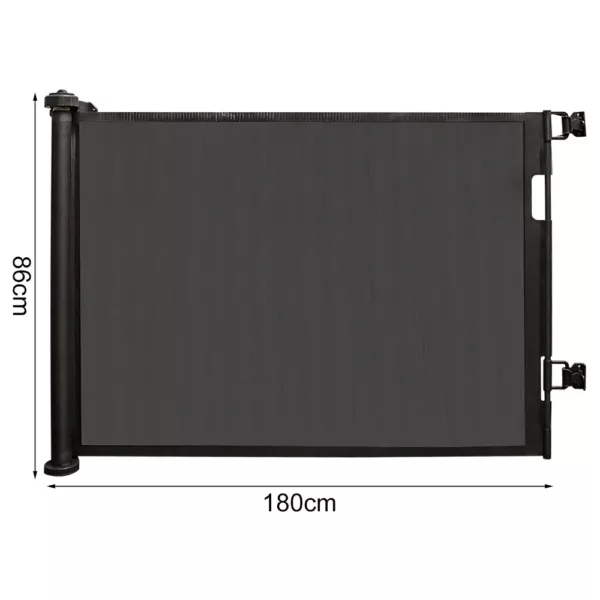 Barrière de sécurité extensible pour enfant et chien – usage intérieur/extérieur