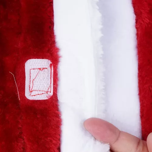 Déguisement Père Noël 4 pièces ultra-épais – Chapeau, haut, pantalon, ceinture