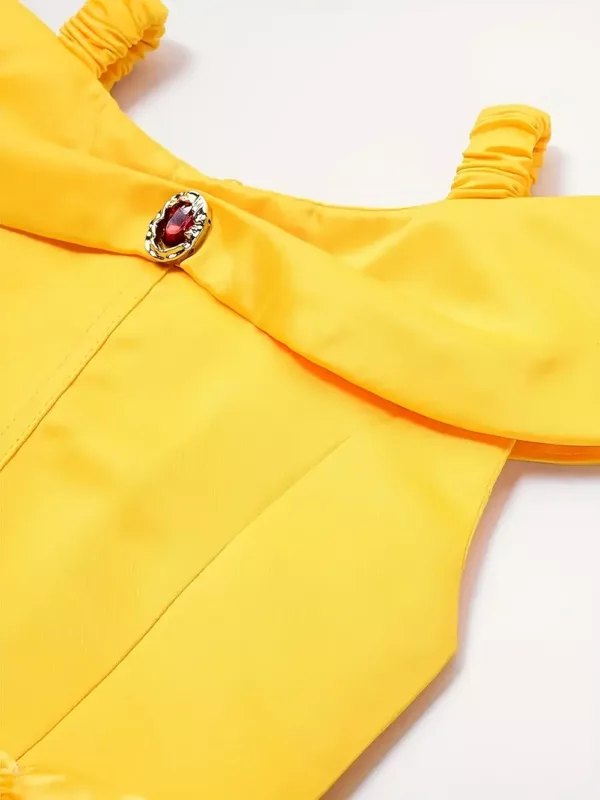 Déguisement princesse fille 9 pièces – robe conte de fées avec accessoires charme