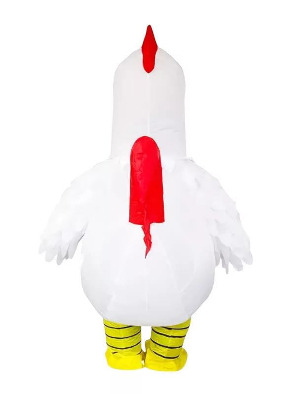 Costume gonflable adulte coq debout – déguisement humoristique pour événements