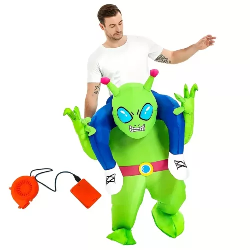 Costume gonflable alien adulte – déguisement fun pour soirées et Halloween