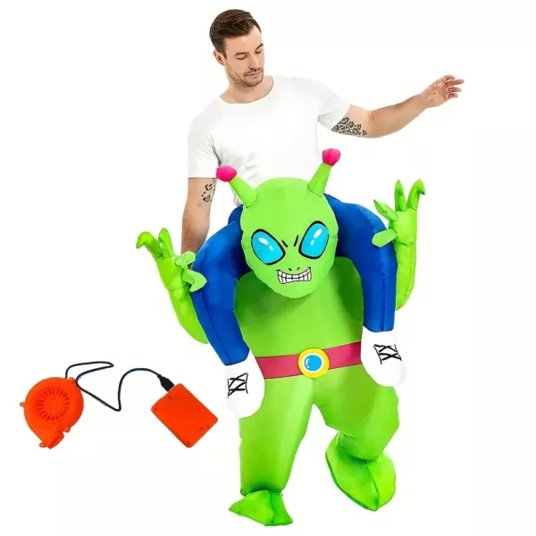 Costume gonflable alien adulte – déguisement fun pour soirées et Halloween