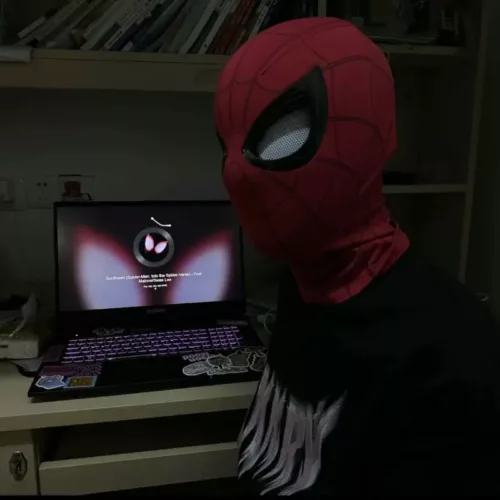 Masque Spider-Man lumineux officiel – Accessoire cosplay confort et fun