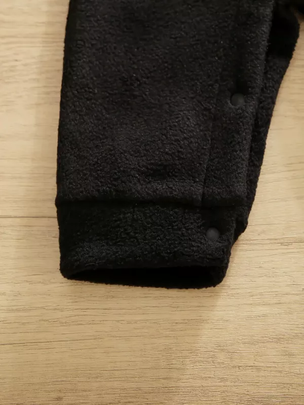 Combinaison Halloween garçon en molleton doux – déguisement à manches longues