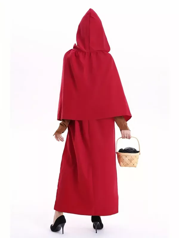 Déguisement Chaperon Rouge Disney – robe avec cape et manches assorties