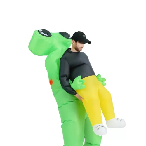 Costume gonflable extraterrestre adulte – idéal Halloween et fêtes costumées