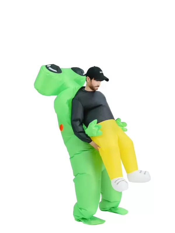 Costume gonflable extraterrestre adulte – idéal Halloween et fêtes costumées