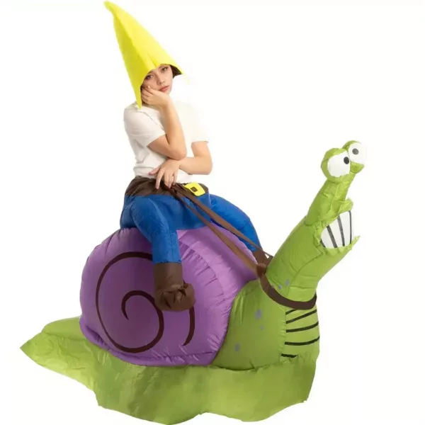 Costume gonflable escargot adulte – déguisement animal original pour fêtes et carnaval