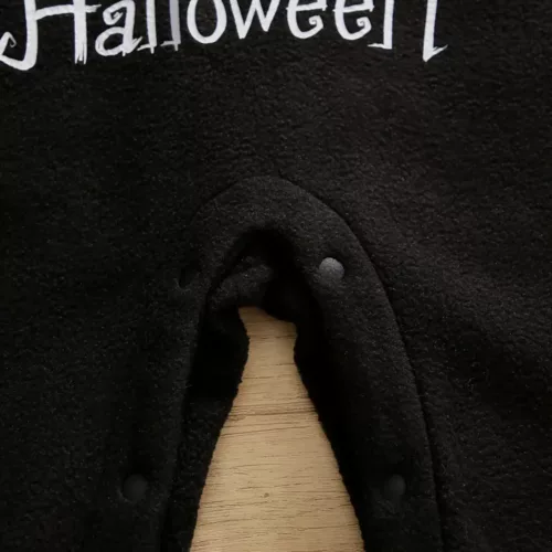Combinaison Halloween garçon en molleton doux – déguisement à manches longues