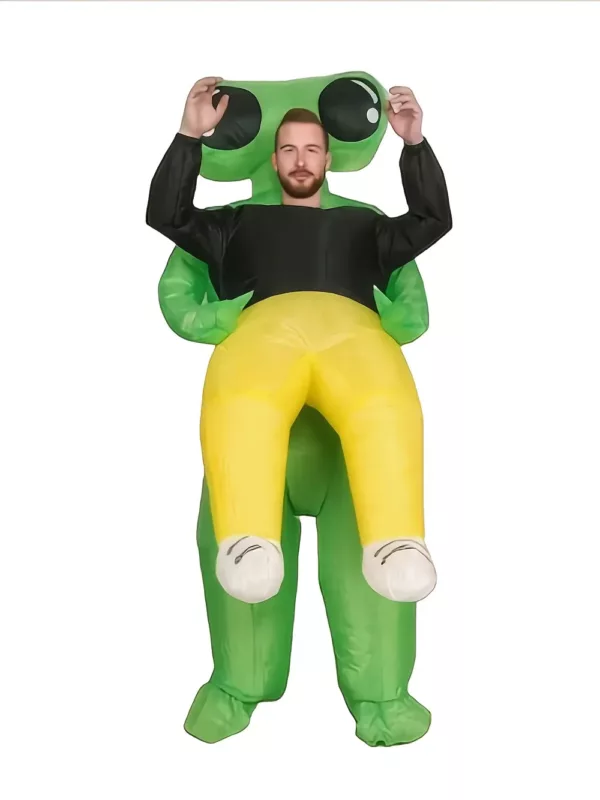 Déguisement gonflable alien porté adulte – costume original pour soirée ou Halloween