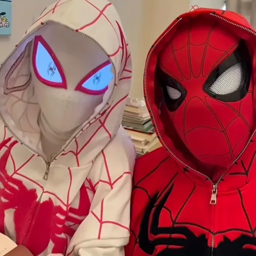 Masque à capuche homme – style mystérieux idéal cosplay ou costume élégant