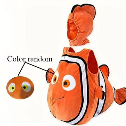 Costume enfant poisson clown à capuche – déguisement Halloween mignon