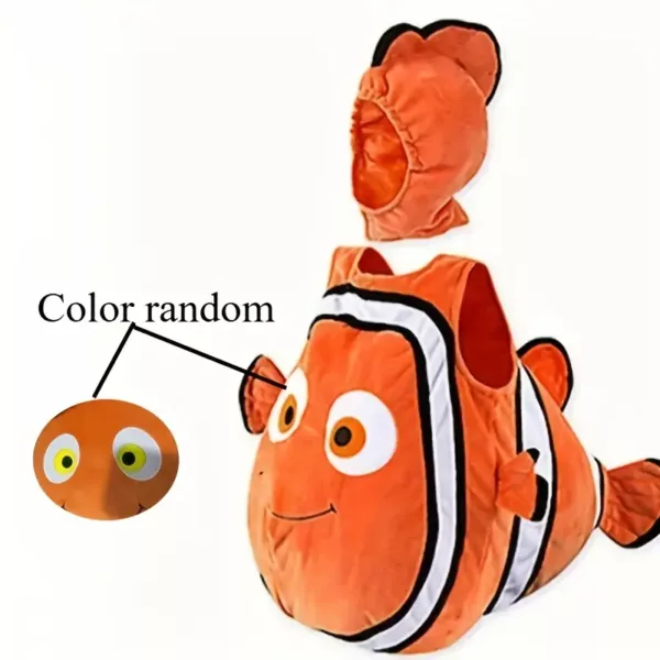 Costume enfant poisson clown à capuche – déguisement Halloween mignon