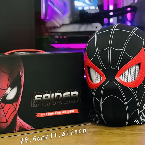 Masque super-héros respirant avec yeux ajustables – accessoire cosplay réaliste
